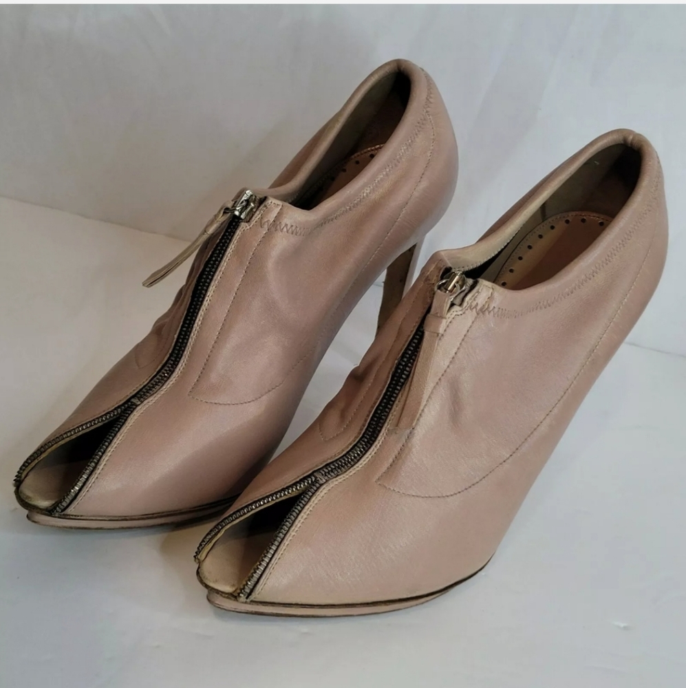 Yves Saint Laurent  Peep Toe Pumps